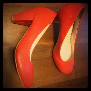 Lollipop coral heels